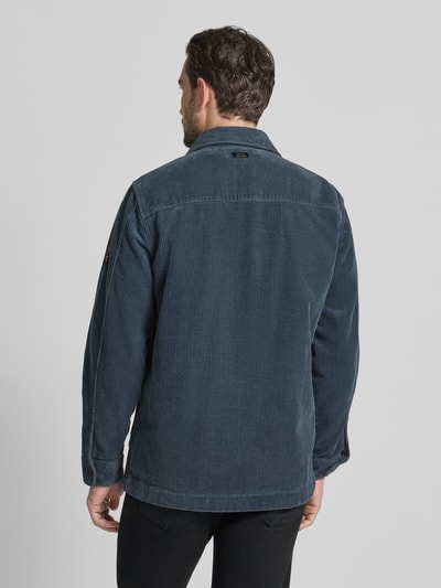 camel active Regular Fit Freizeithemd in Cord-Optik Petrol 5