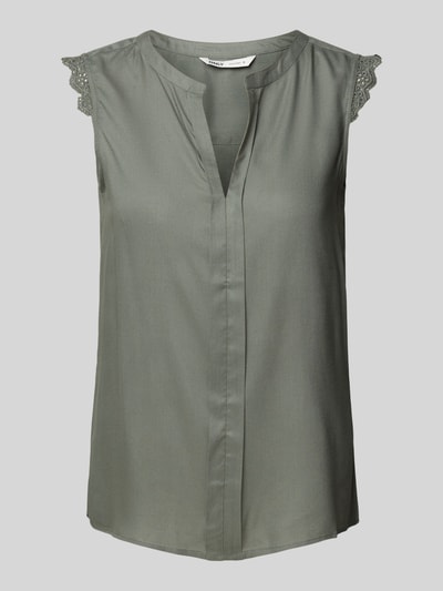 Only Blousetop van viscose, model 'KIMMI' Rietgroen - 2