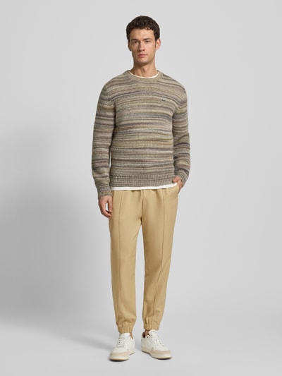 Antony Morato Loose Fit Stoffhose aus Lyocell-Leinen-Mix Beige 1