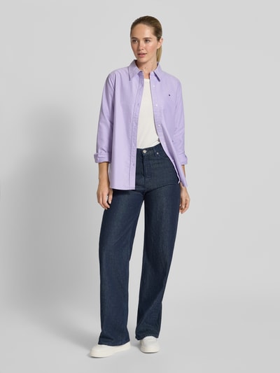 Tommy Hilfiger Regular fit overhemdblouse van puur katoen, model 'OXFORD' Lavendel - 1
