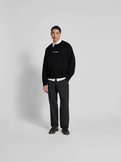 MAISON KITSUNÉ Cardigan in Strick-Optik Black 1