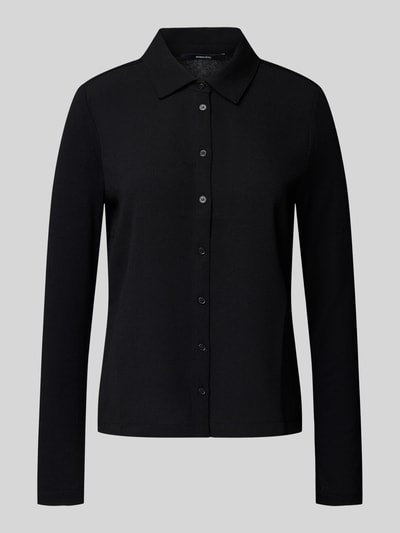 Someday Slim Fit Hemdbluse aus Viskose-Elasthan-Mix Modell 'Kirsty' Black 2