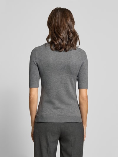 comma Gebreide pullover met 1/2-mouwen Antraciet - 5
