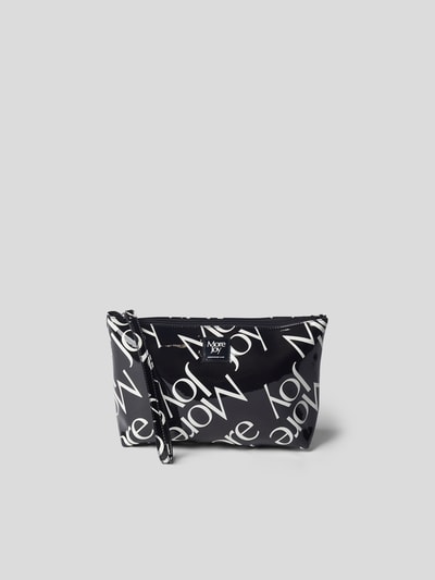 More Joy by C.Kane Kosmetiktasche mit Label-Print Schwarz 4