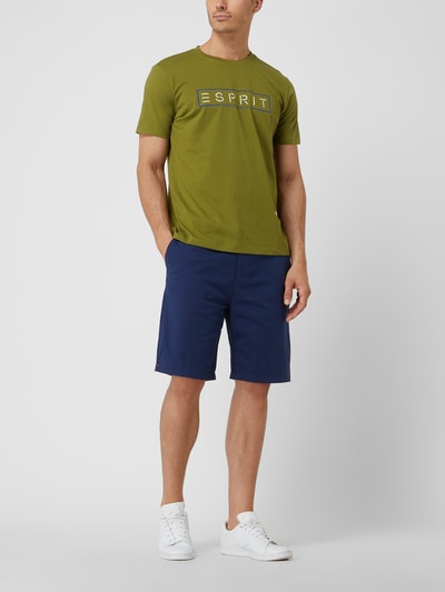 Esprit Regular Fit T-Shirt mit Logo-Print  Dunkelgruen 1