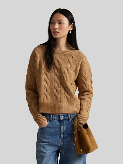 Polo Ralph Lauren Regular Fit Strickpullover aus Woll-Kaschmir-Mix Camel 3