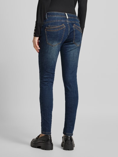 Buena Vista Skinny Fit Jeans mit Viskose-Anteil Modell 'Malibu' Dunkelblau 5