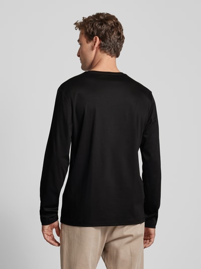 Roy Robson Longsleeve mit Rundhalsausschnitt Black 5