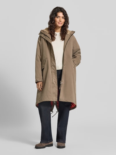 Blonde No. 8 Parka mit Kapuze und Pattentaschen Modell 'EMMA' Taupe 1