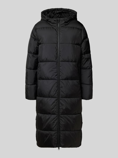 Only Płaszcz pikowany o kroju regular fit z kapturem model ‘JENNY’ Czarny 2