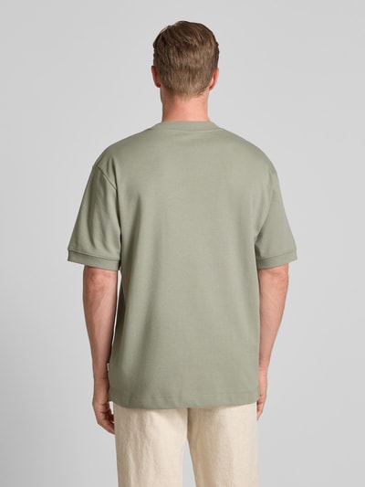 Lindbergh Oversized Sweatshirt mit Brusttasche Khaki 5