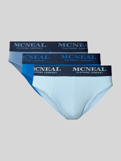 MCNEAL Slip met elastische band met logo in een set van 3 stuks Blauw - 1