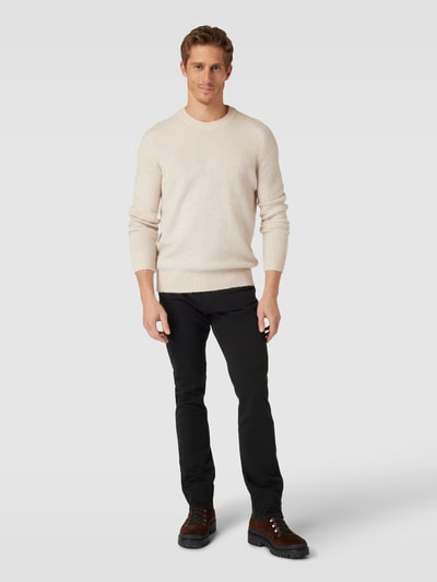 BOSS Slim fit jeans in 5-pocketmodel, model 'Delaware' Zwart - 1