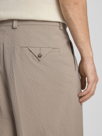 HUGO Wide Fit Chinoshorts aus Baumwoll-Mix Hellbraun 3
