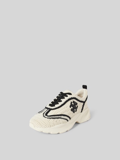 Tory Burch Sneaker in Strick-Optik Weiss 1