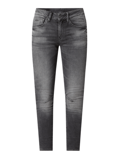 G-Star Raw Jeansy o kroju skinny fit z dodatkiem streczu model ‘Arc’ Szary 2