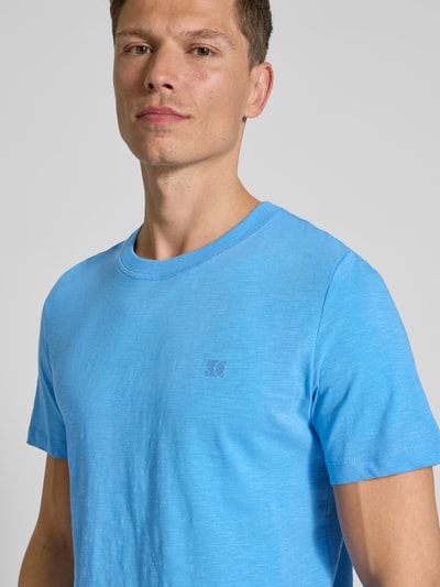 s.Oliver RED LABEL Regular Fit T-Shirt aus reiner Baumwolle Royal 3