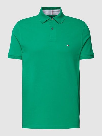 Tommy Hilfiger Koszulka polo z wyhaftowanym logo Jasnozielony 2