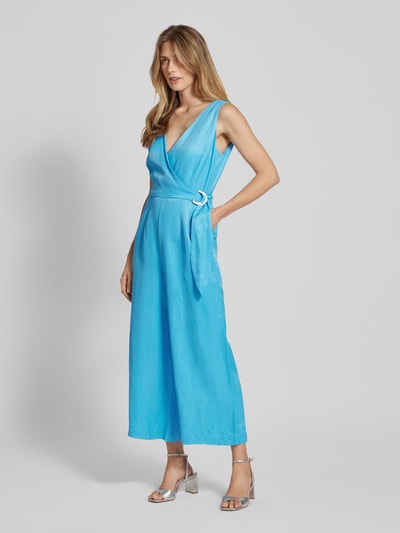 s.Oliver BLACK LABEL Jumpsuit in Wickel-Optik Hellblau 1