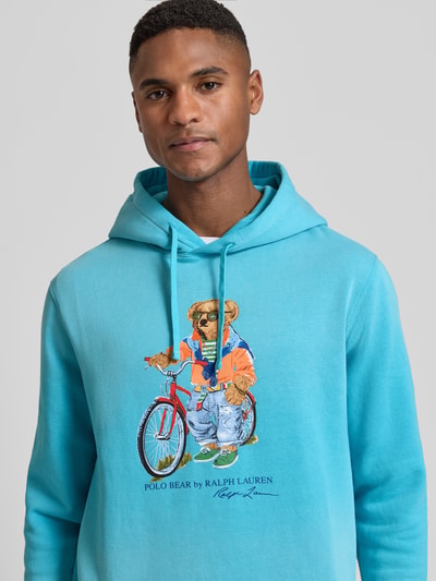 Polo Ralph Lauren Bluza z kapturem o kroju regular fit z mieszanki bawełny Morski 3