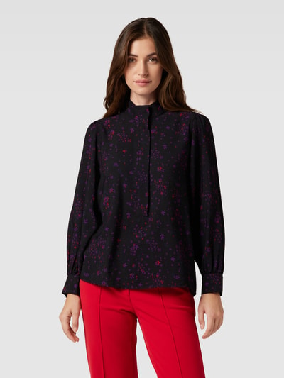 JAKE*S STUDIO WOMAN Blouseshirt met bloemenmotief Zwart - 4