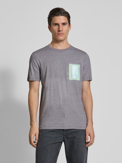 Tom Tailor Denim T-shirt o kroju regular fit z czystej bawełny Antracytowy 4