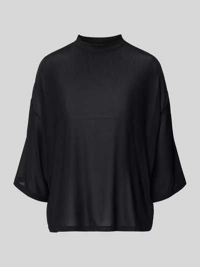 Karo Kauer Oversized Longsleeve mit 3/4-Ärmel Black 1
