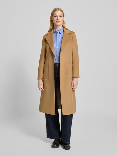 MAX&Co. Regular Fit Wollmantel mit Reverskragen Modell 'RUNAWAY' Camel 1