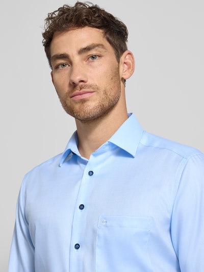 OLYMP Modern Fit Businesshemd mit Kentkragen Modell 'NEW KENT' Bleu 3