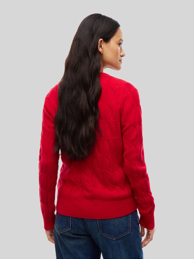 Tommy Hilfiger Regular Fit Pullover aus reiner Wolle Rot 5