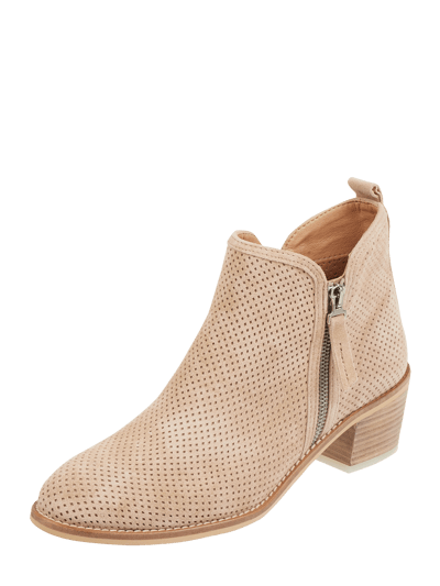 ALPE Stiefelette mit Perforierung  Sand 1