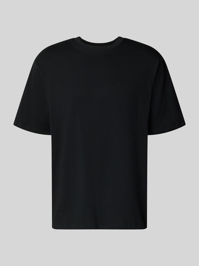 Produktfoto, Oversized T-Shirt Modell 'FISHER' von Blend in Schwarz, reine Baumwolle, Rundhalsausschnitt, glatte Struktur, Herren T-Shirt