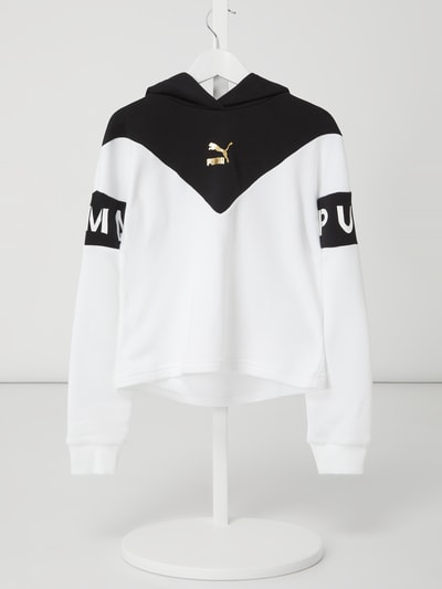 Puma Hoodie mit Logo-Prints Weiss 1