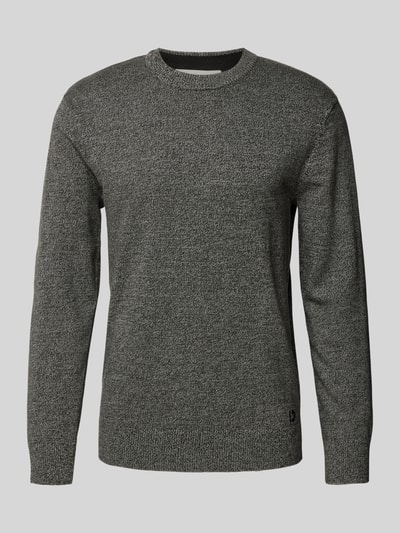 Tom Tailor Denim Gebreide pullover met ronde hals Antraciet - 2