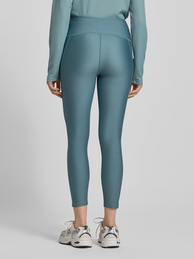 Under Armour Slim fit legging met logoprint, model 'Tech' Mintgroen - 4