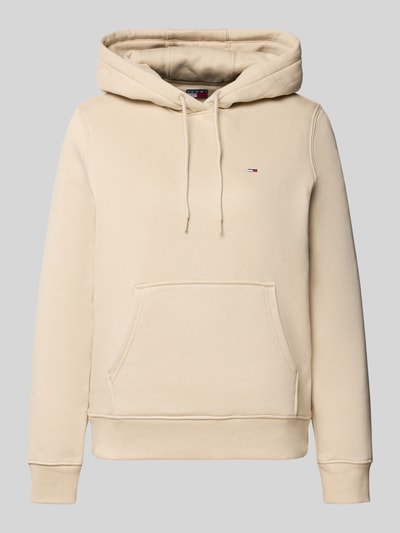 Tommy Jeans Regular Fit Hoodie aus Baumwoll-Mix  Sand 2