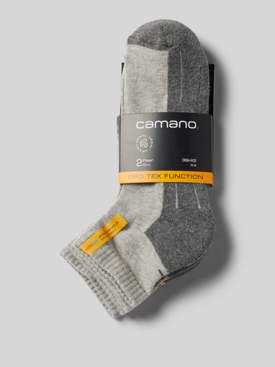 camano Socken mit Feuchtigkeitsregulierung im 2er-Pack Hellgrau 3