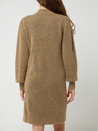 Geripptes Strickkleid Langarm Für Schwangere - Umstandskleid Figurbetont, Für Herbst & Winter