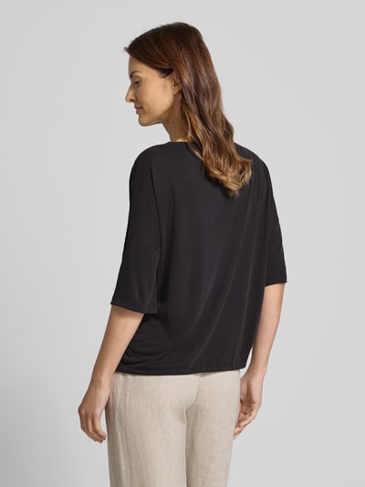 Christian Berg Woman T-shirt z okrągłym dekoltem i obniżonymi ramionami Czarny 5