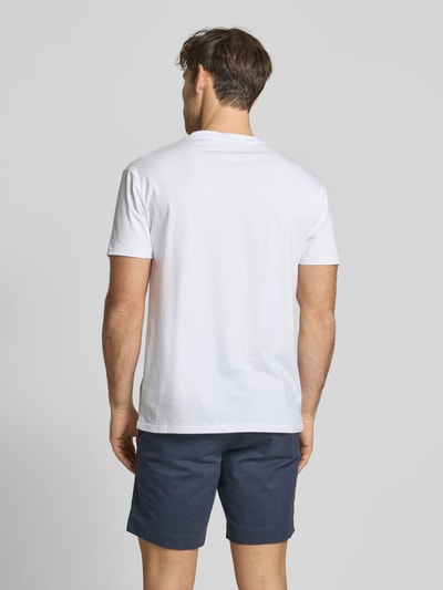 Polo Ralph Lauren T-Shirt mit Label-Badge Weiss 5