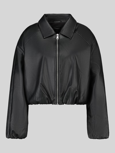 ONLY Bomberjacke mit elastischem Saum Modell 'SARAMY' Black 2