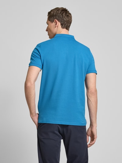 Tom Tailor Regular Fit Poloshirt aus Baumwoll-Piqué mit Logo-Stitching Royal 5