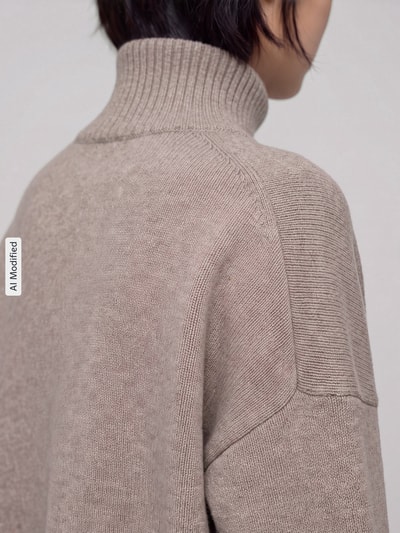 Weekend Max Mara Loose fit pullover van pure wol model 'BORGIA' Lichtbruin - 3
