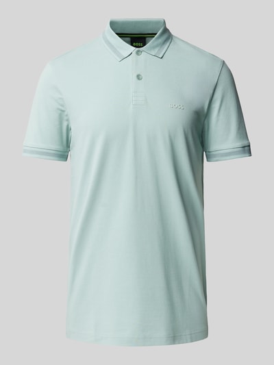 BOSS Green Poloshirt mit Label-Detail Mint 2