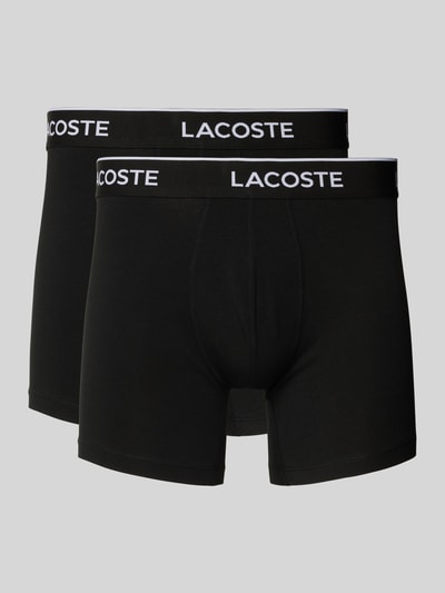 Lacoste Boxershorts mit elastischem Label-Bund im 3er-Pack Black 1