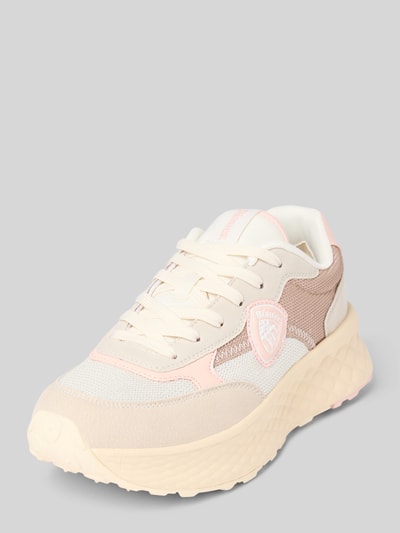 Blauer USA Sneakers met labeldetail Offwhite - 1