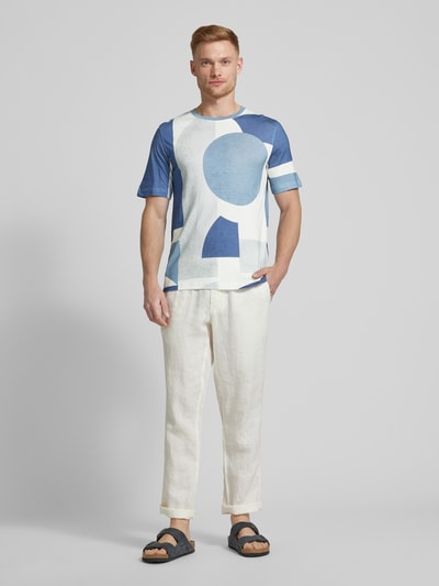 Jack & Jones Premium T-shirt z okrągłym dekoltem model ‘BLACARNABY’ Średniobrązowy 1