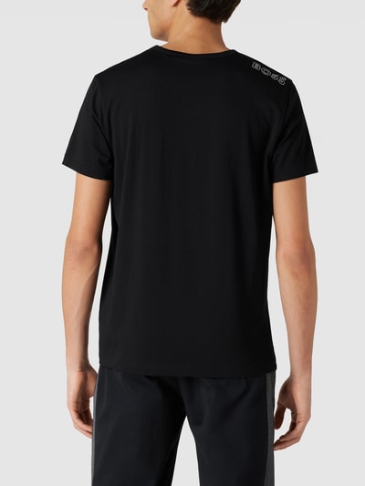 BOSS Green T-Shirt mit Logo-Print Modell 'Tee' Black 5