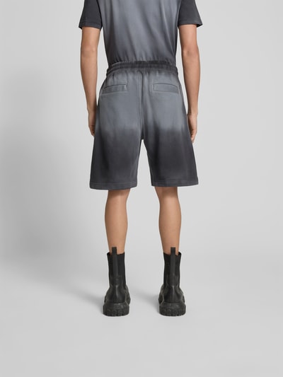 Diesel Sweatshorts mit elastischem Bund Black 5