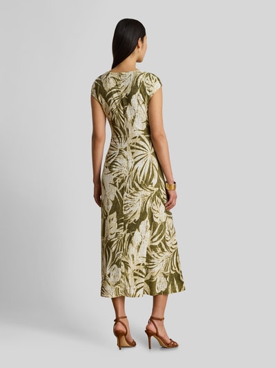 Lauren Ralph Lauren Figurbetontes Freizeitkleid in Midi-Länge Oliv 5